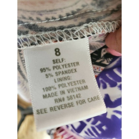 Dressbarn Women Floral Sleeveless KneeLength Dress - Picture 9 of 12